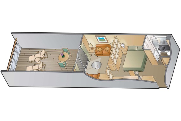 Sunset Veranda Stateroom