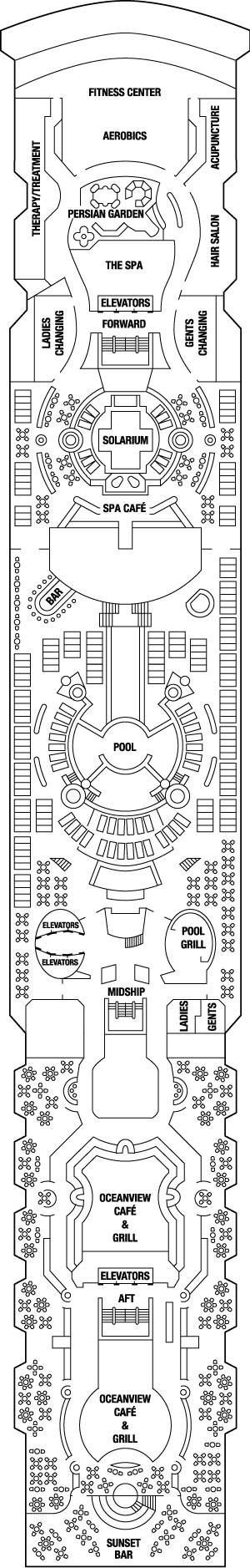Celebrity Constellation Deck 10 deck plan