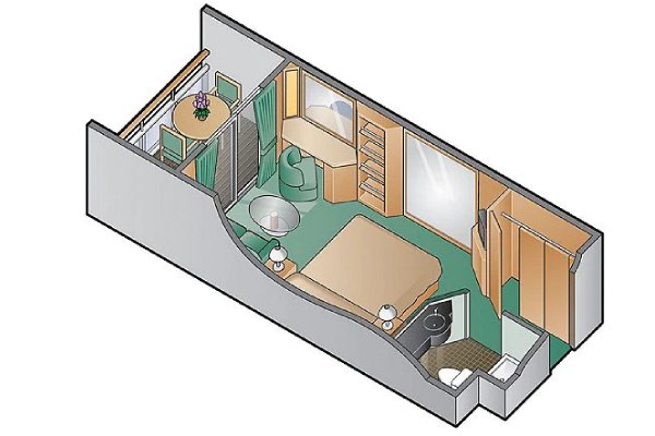 Veranda Stateroom (Partial View)