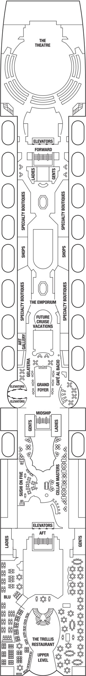 Celebrity Infinity Deck 5 deck plan
