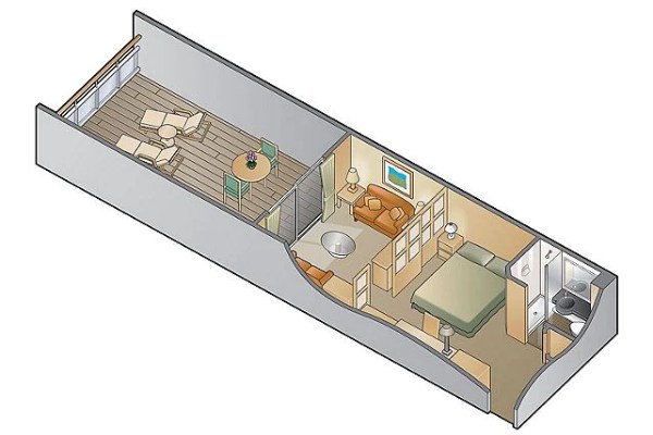 Sunset Veranda Stateroom