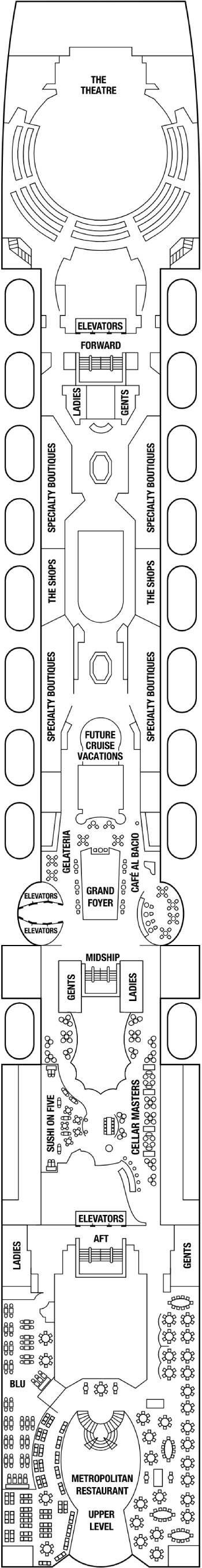 Celebrity Millennium Deck 5 deck plan