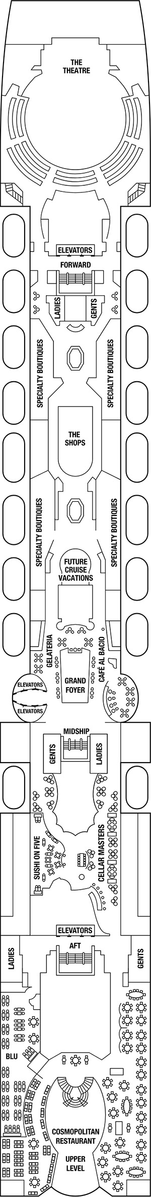 Celebrity Summit Deck 5 deck plan