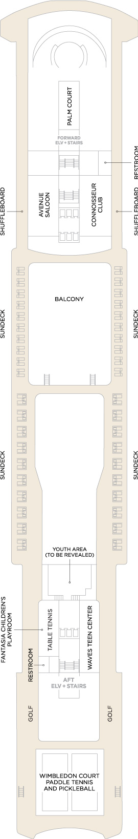 Crystal Grace Deck 11 deck plan