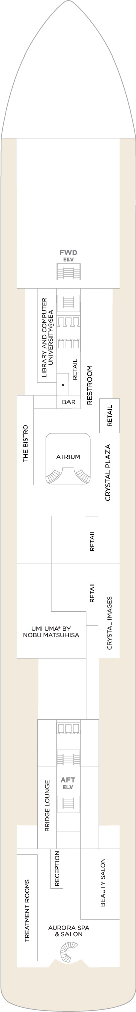 Crystal Grace Deck 5 deck plan