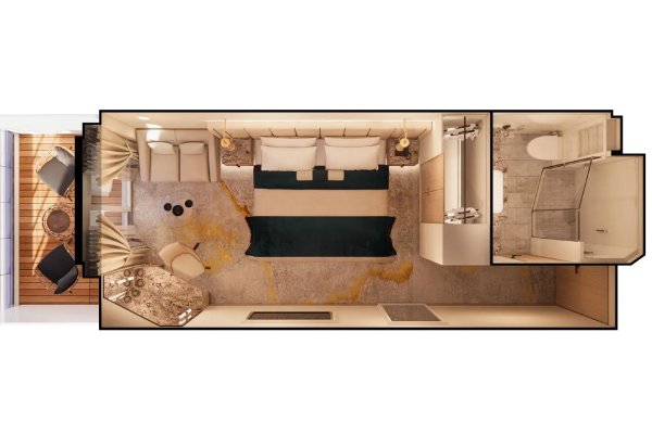Double Guest Room with Veranda