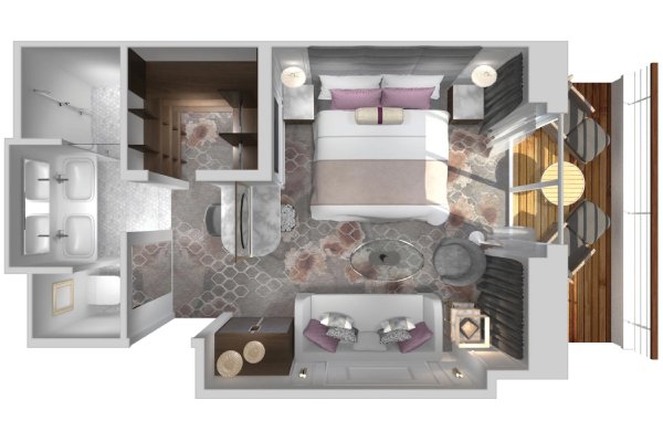 Aquamarine Veranda Suite