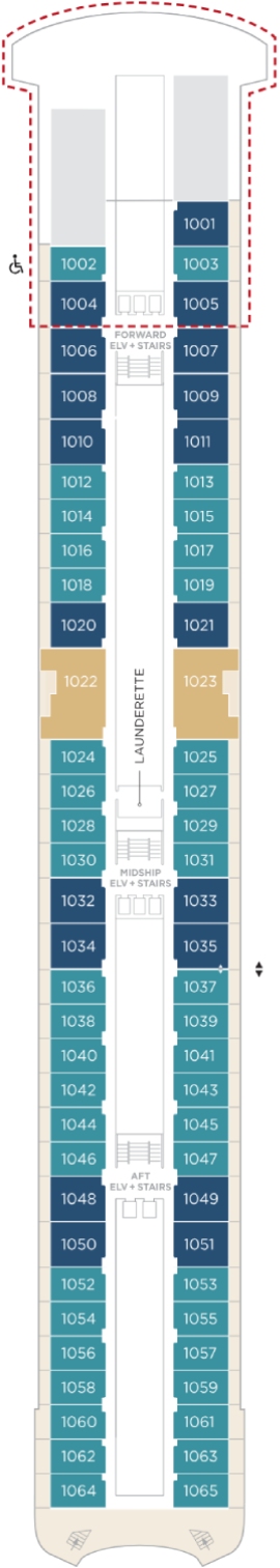 Crystal Symphony Deck 10 deck plan