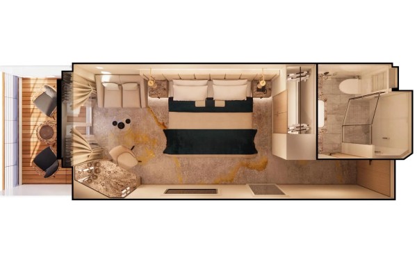 Double Guest Room with Veranda
