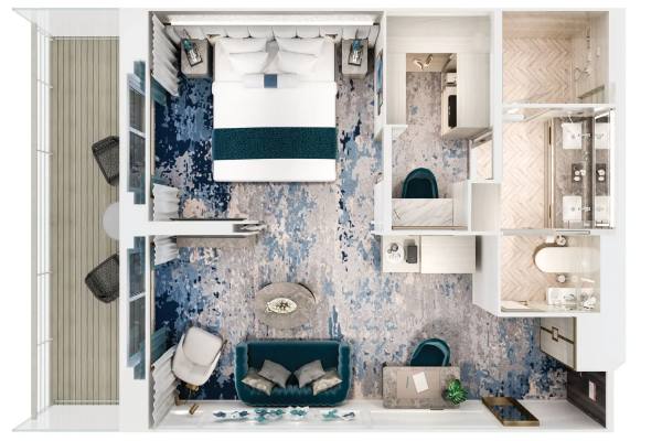 Aquamarine Veranda Suite