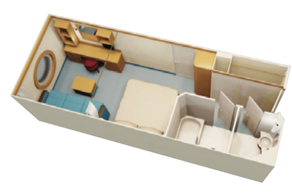 Deluxe Oceanview Stateroom(Obstructed View)