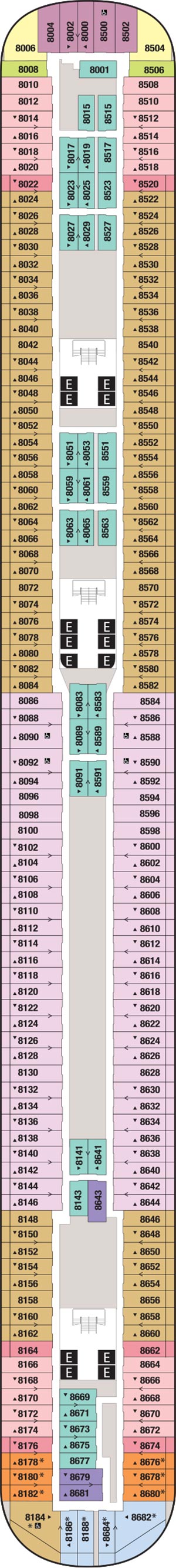 Disney Dream Deck 08 deck plan