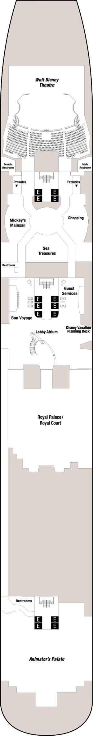 Disney Dream Deck 03 deck plan