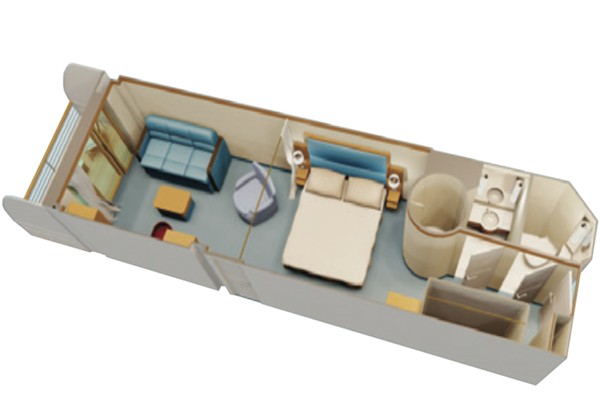 Concierge Family Oceanview Stateroom with Verandah