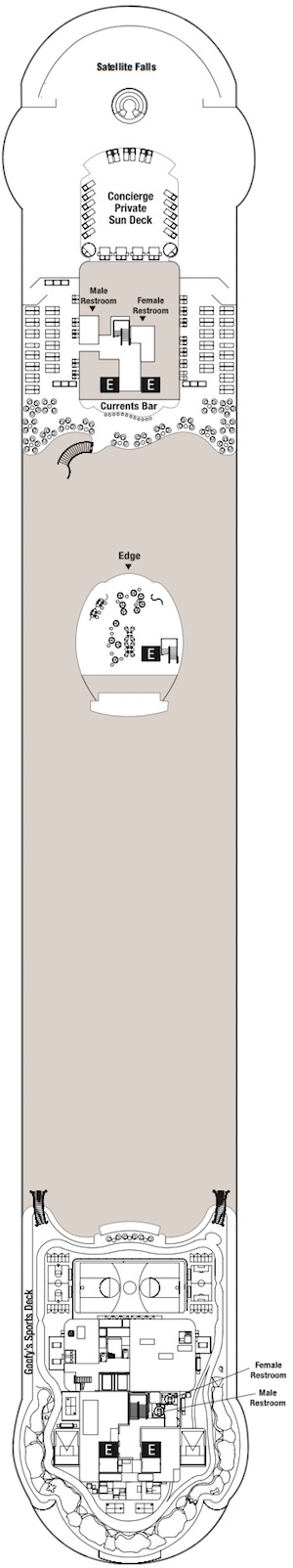 Disney Fantasy Deck 13 deck plan