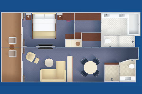 Concierge 1-Bedroom Suite with Verandah