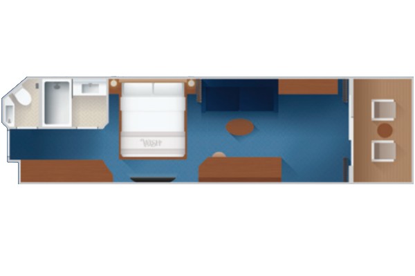 Deluxe Oceanview Stateroom with Verandah
