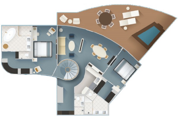 Concierge 2-Story Royal Suite with Verandah