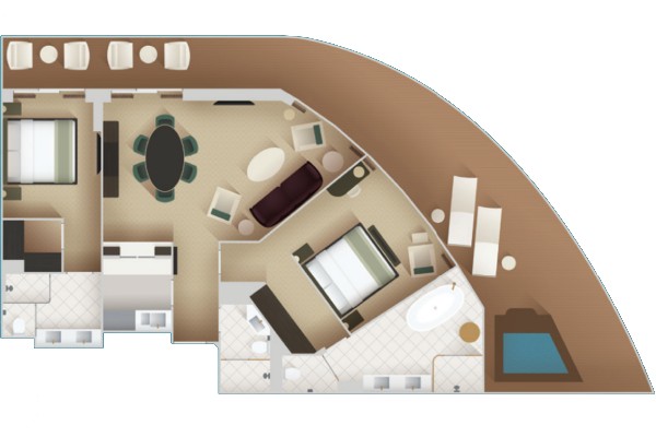 Concierge 1-Story Royal Suite with Verandah