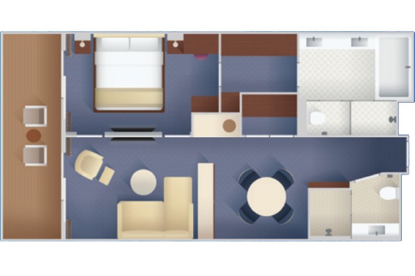 Concierge 1-Bedroom Suite with Verandah