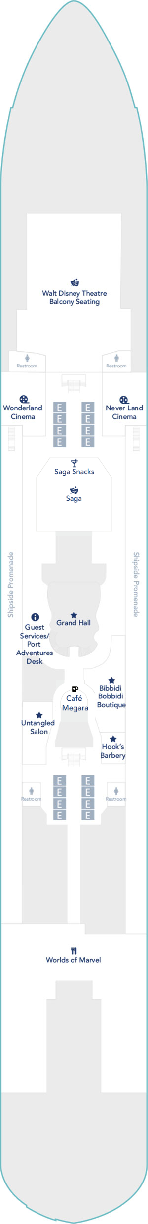Disney Destiny Deck 4 deck plan