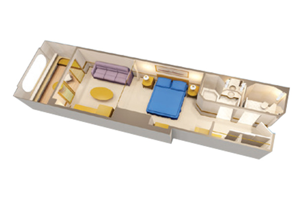 Deluxe Stateroom With Navigator's Verandah