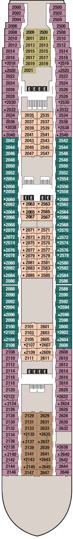 Disney Magic Deck 2 deck plan