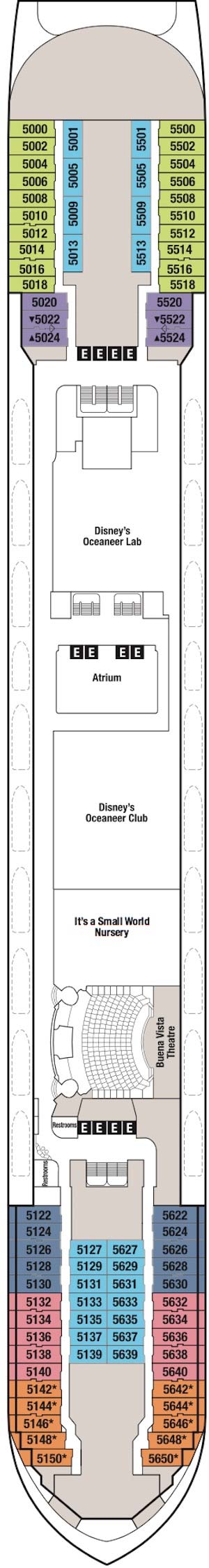 Disney Magic Deck 5 deck plan