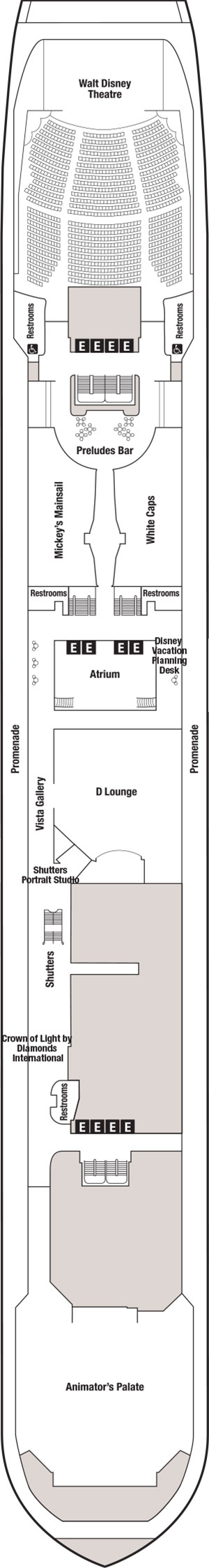 Disney Magic Deck 4 deck plan
