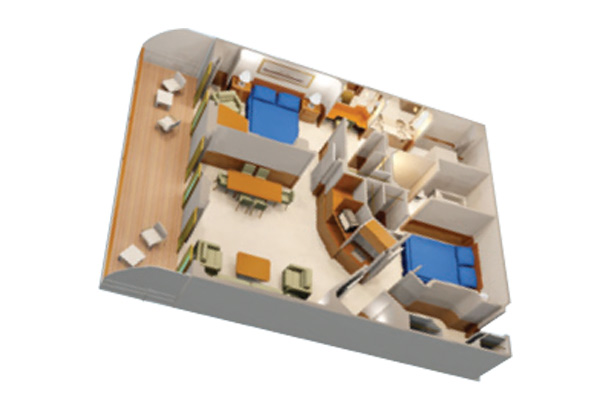 Concierge 2 Bedroom Suite With Verandah