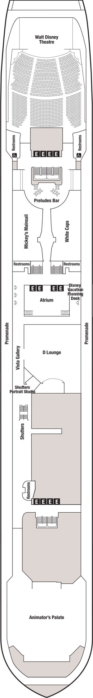 Disney Wonder Deck 4 deck plan
