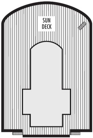 Nieuw Amsterdam Deck 12 - Sun Deck deck plan