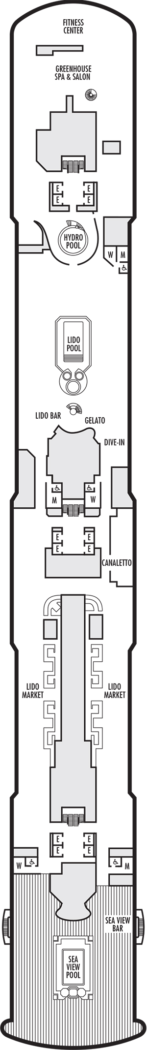 Rotterdam Deck 9 deck plan