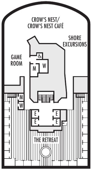 Rotterdam Deck 12 deck plan