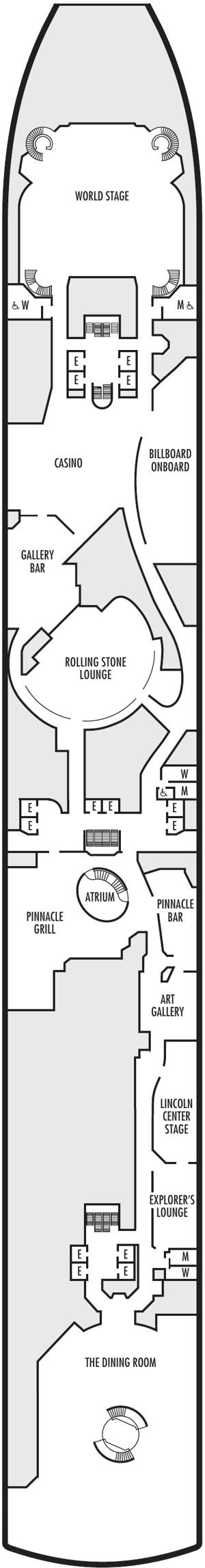 Deck 2 - Lower Promenade Deck