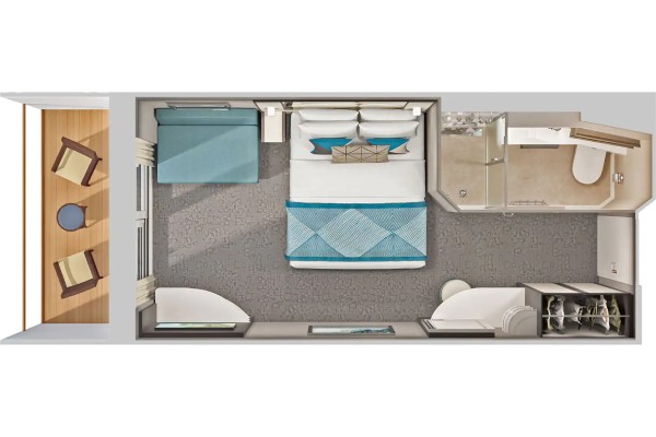 Solo Balcony Stateroom
