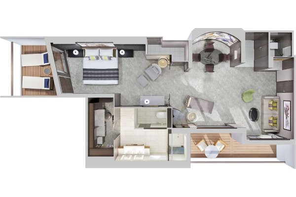 The Haven Owner's Suite with Large Balcony