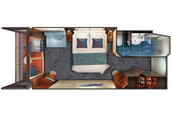 Solo Balcony Stateroom