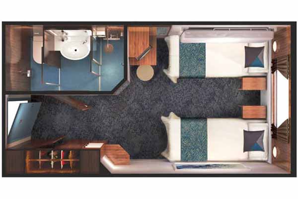Obstructed Oceanview Stateroom