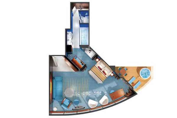 The Haven Deluxe Owner's Suite with Large Balcony