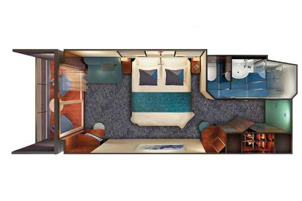 Solo Balcony Stateroom