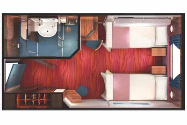 Obstructed Oceanview Stateroom