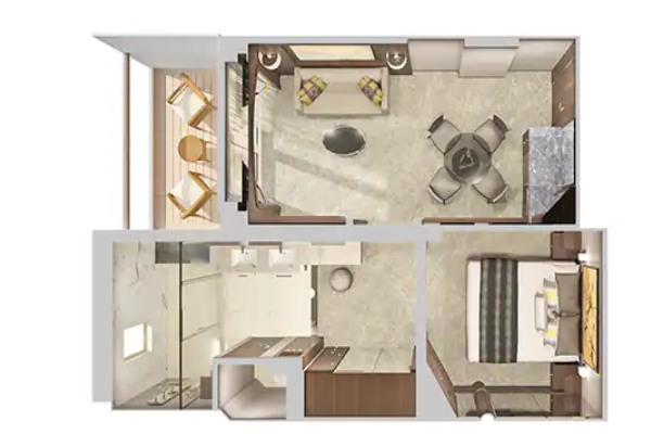 The Haven Courtyard Penthouse With Balcony
