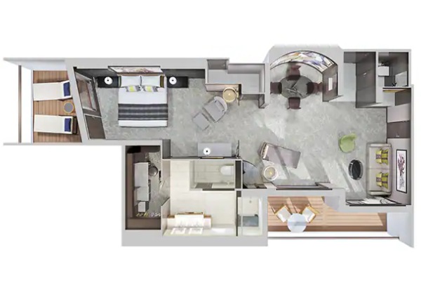 The Haven Owner's Suite with Large Balcony