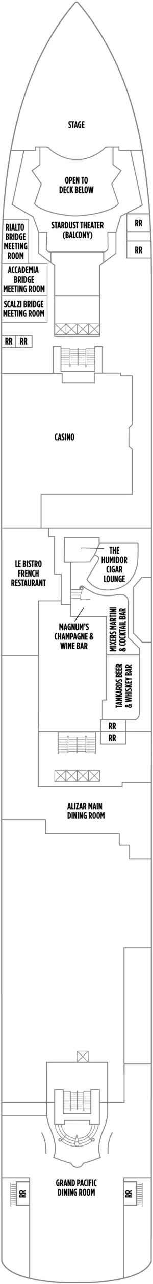 Norwegian Jade Deck 6 deck plan