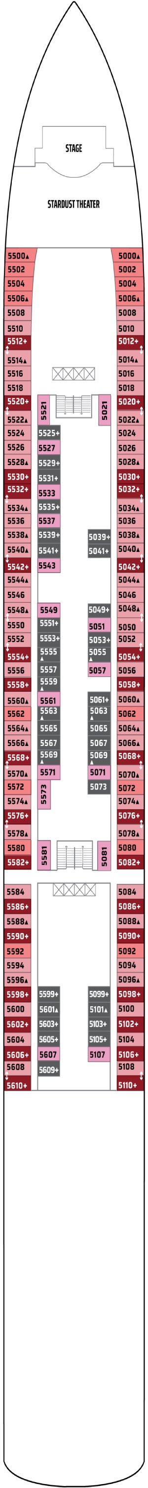Norwegian Jade Deck 5 deck plan
