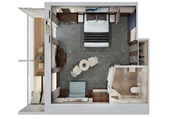 Penthouse Suite With Balcony
