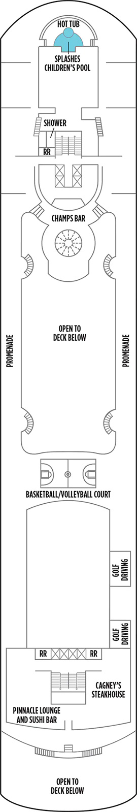 Norwegian Sky Deck 12 deck plan