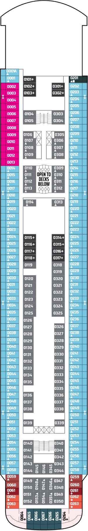 Norwegian Sky Deck 10 deck plan