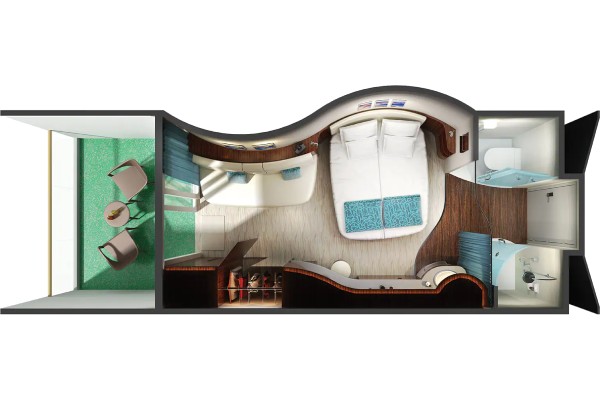 Solo Balcony Stateroom